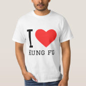 Ik hou van kung fu t-shirt (Voorkant)
