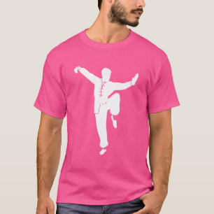 Ik hou van kungfu training vechtsport kung fu ontw t-shirt