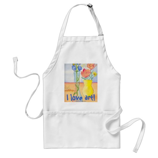 Ik hou van kunst! Apron Standaard Schort (Voorkant)