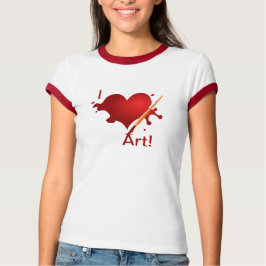 Ik hou van kunst! t-shirt