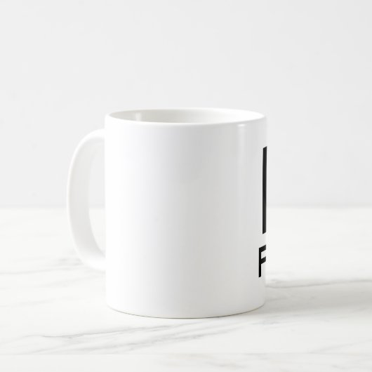 Ik hou van kunstmest koffiemok (Voorkant links)