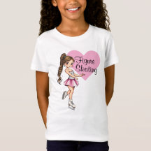 Ik hou van kunstschaatsen T-shirt Kinder