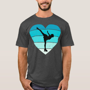 Ik hou van kunstschaatsen wintersport schaatsen 1 t-shirt