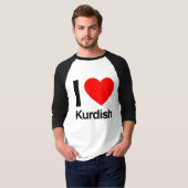 ik hou van kurdish t-shirt (Voorkant volledig)