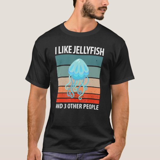 Ik hou van kwallen en drie andere mensen t-shirt (Voorkant)