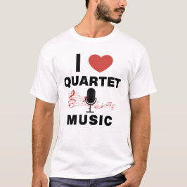 IK HOU VAN KWARTET MUZIEK T-SHIRT