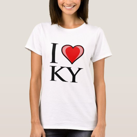 Ik hou van KY - Kentucky T-shirt (Voorkant)