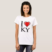 Ik hou van KY - Kentucky T-shirt (Voorkant volledig)