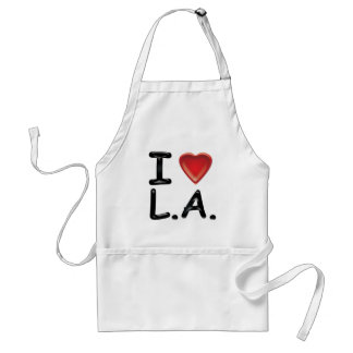 Ik hou van L.A. Standaard Schort