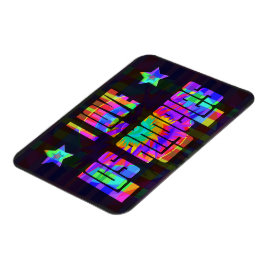 Ik hou van LA Beauful Neon Magnet Magneet