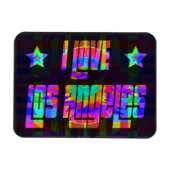 Ik hou van LA Beauful Neon Magnet Magneet (Horizontaal)