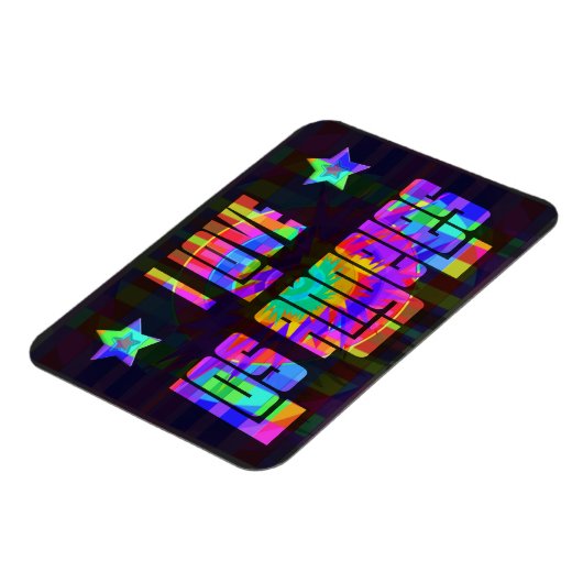 Ik hou van LA Beauful Neon Magnet Magneet (Linkerzijde)