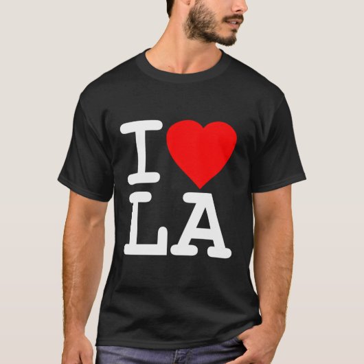 Ik hou van La Los Angeles T-shirt (Voorkant)