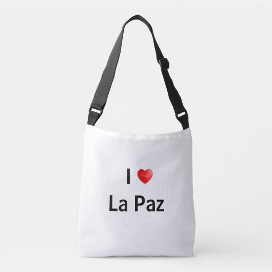 Ik hou van La Paz Crossbody Tas (Voorkant)
