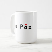 Ik hou van La Paz Koffiemok (Voorkant links)