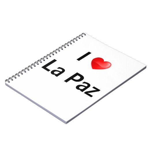 Ik hou van La Paz Notitieboek (Linkerzijde)