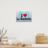 Ik hou van La Rochelle, Frankrijk Poster (Keuken)