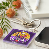 Ik hou van LA T-Shirt Sleutelhanger (Voorkant Rechts)