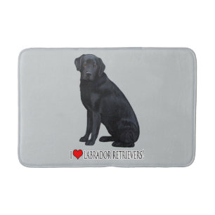 Ik hou van Labrador Retrievers! Badmat