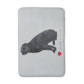 Ik hou van Labrador Retrievers! Badmat (Voorkant Verticaal)