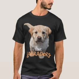 Ik hou van labradors shirt voor hondenliefhebbers.