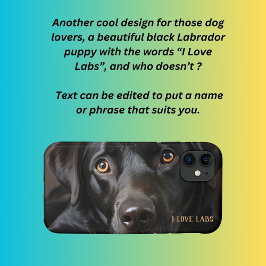 Ik hou van Labs Puppy Case-Mate iPhone Case