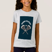IK HOU VAN LACROSSE! IDEAAL VOOR KINDEREN :) T-SHIRT (Voorkant)