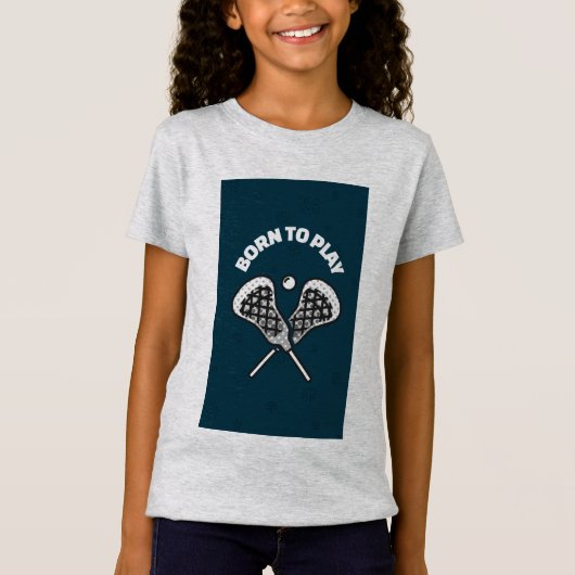 IK HOU VAN LACROSSE! IDEAAL VOOR KINDEREN :) T-SHIRT (Voorkant)
