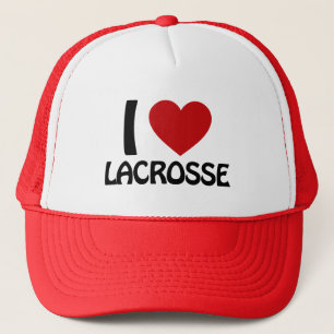 Ik hou van lacrosse trucker pet