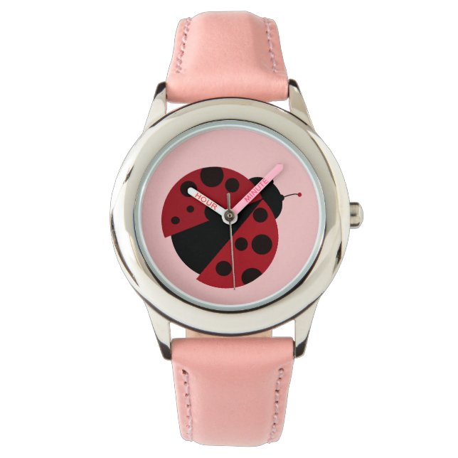 ik hou van ladybugs horloge (Voorkant)