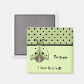 Ik hou van Ladybugs Magnet (Voorkant / Achterkant)