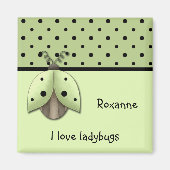 Ik hou van Ladybugs Magnet (Voorkant)