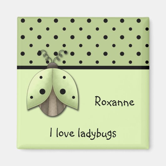 Ik hou van Ladybugs Magnet (Voorkant)