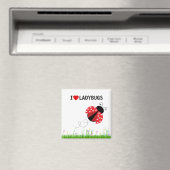 Ik hou van Ladybugs Magnet (Insitu (Vaatwasser))
