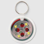 Ik hou van Ladybugs Sleutelhanger (Voorkant)