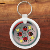 Ik hou van Ladybugs Sleutelhanger (Voorkant)