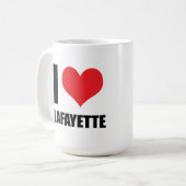 Ik hou van Lafayette Koffiemok (Voorkant links)