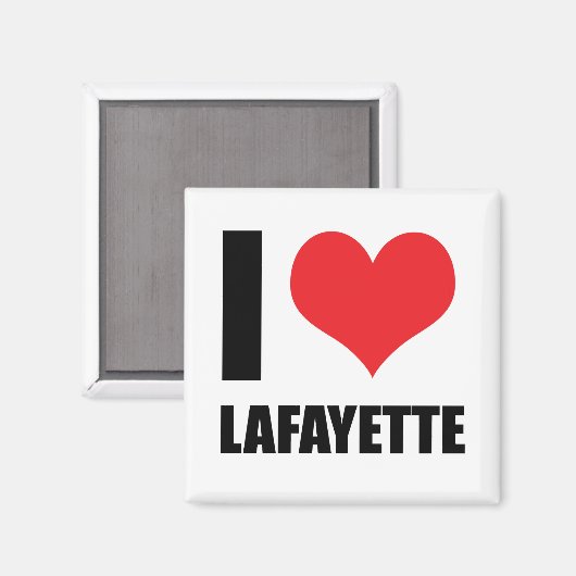 Ik hou van Lafayette Magneet (Voorkant / Achterkant)