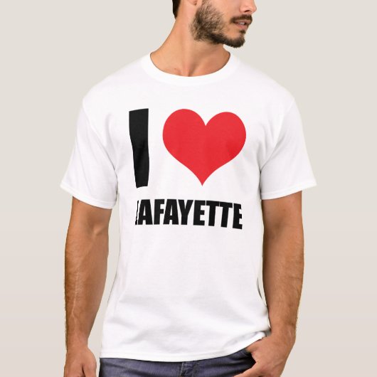 Ik hou van Lafayette T-shirt (Voorkant)