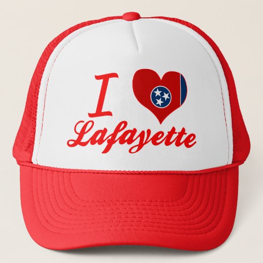 Ik hou van Lafayette, Tennessee Trucker Pet (Voorkant)