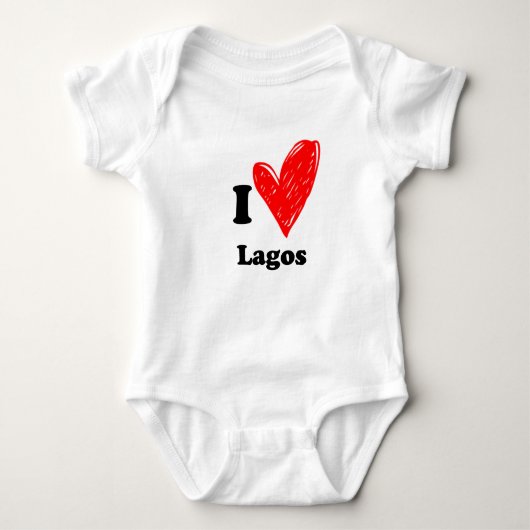 Ik hou van Lagos Romper (Voorkant)