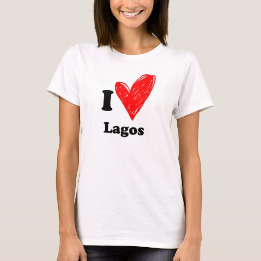 Ik hou van Lagos T-shirt (Voorkant)