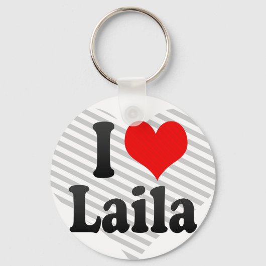 Ik hou van Laila Sleutelhanger (Voorkant)