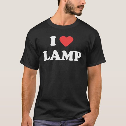Ik hou van Lamp - Grappig T-shirt (Voorkant)