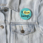 Ik hou van lamp. ronde button 5,7 cm (In situ)