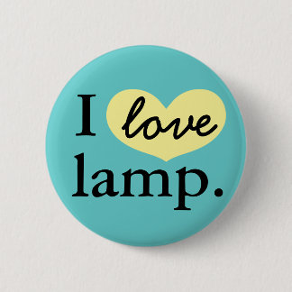 Ik hou van lamp. ronde button 5,7 cm