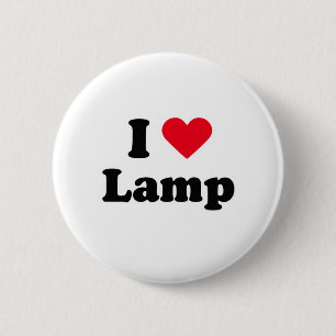Ik hou van lamp ronde button 5,7 cm