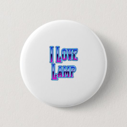 Ik Hou Van Lamp Ronde Button 5,7 Cm (Voorkant)