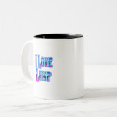Ik Hou Van Lamp Tweekleurige Koffiemok (Voorkant links)