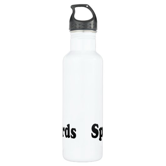 Ik hou van Land Speed Records Waterfles (Achterkant)